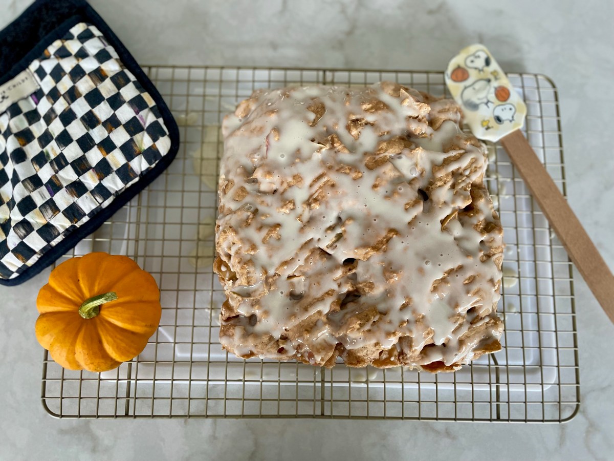 Apple Fritter Cake with Maple&nbsp;Icing